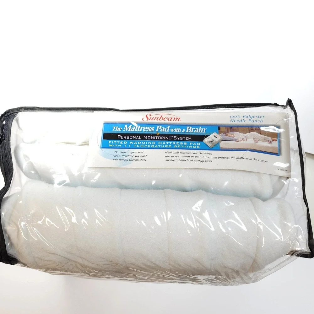 NIB VTG  Sunbeam Heated Mattress Pad 